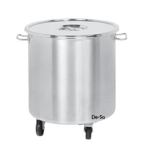 Yuvarlak Çöp Arabası Arabası Paslanmaz Çelik DSTN1473